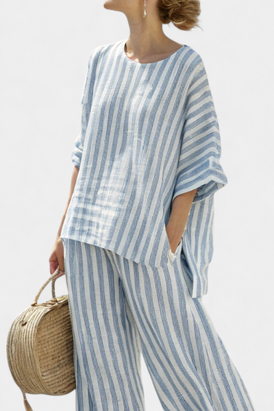 Marielle™ | Ensemble Oversize Rayé