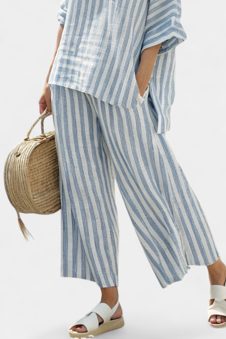 Marielle™ | Ensemble Oversize Rayé