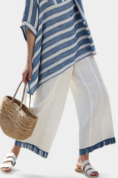 Clara™ | Ensemble Rayé Marin