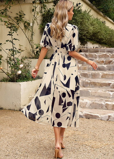 Ruby™ | Robe Midi Fleurie Coupe Flatteuse