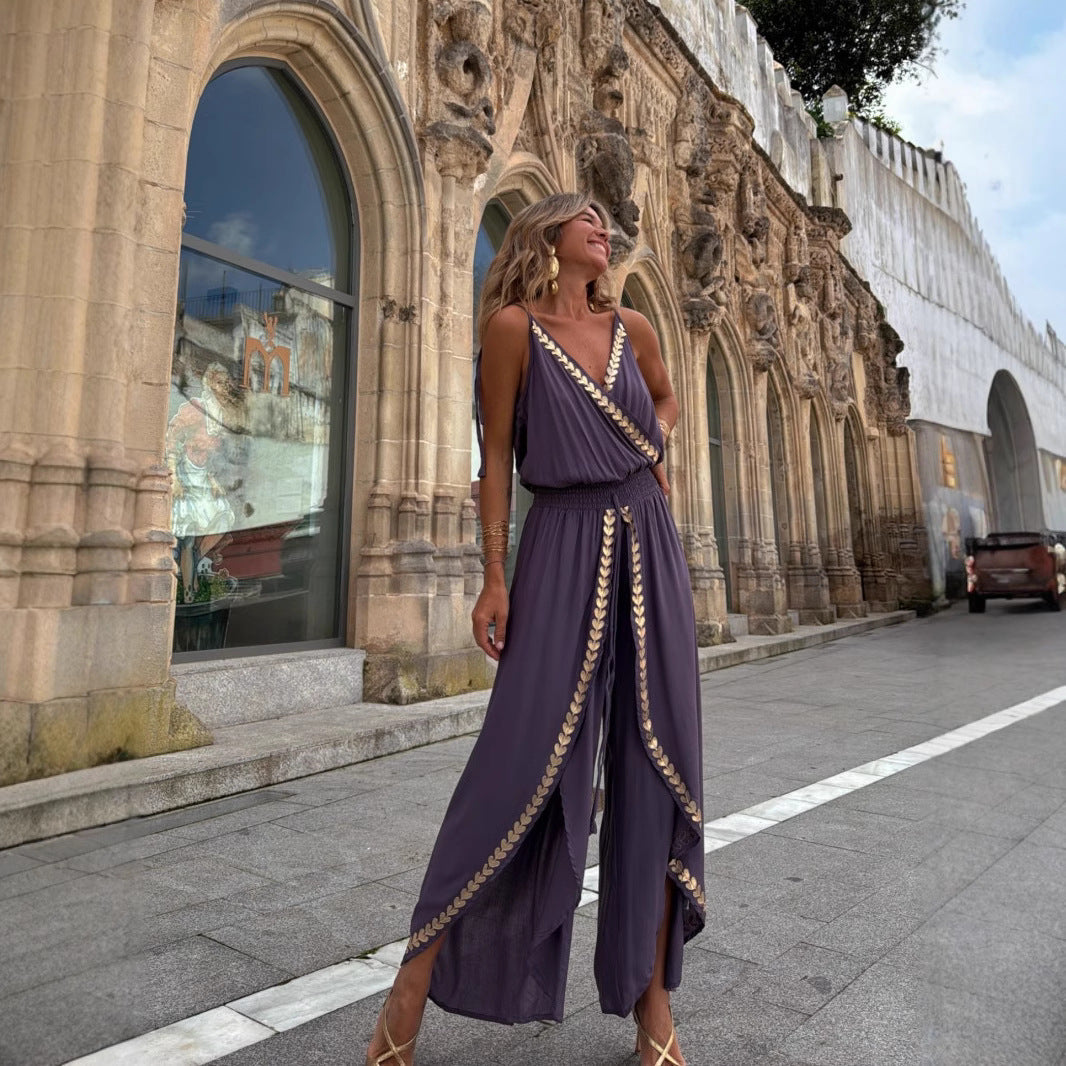 Zaraïa™ | Combinaison Bohème Fendue