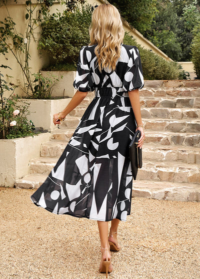 Ruby™ | Robe Midi Fleurie Coupe Flatteuse