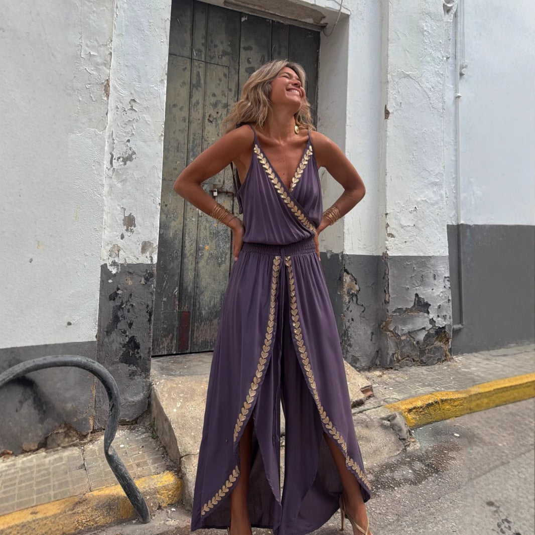 Zaraïa™ | Combinaison Bohème Fendue
