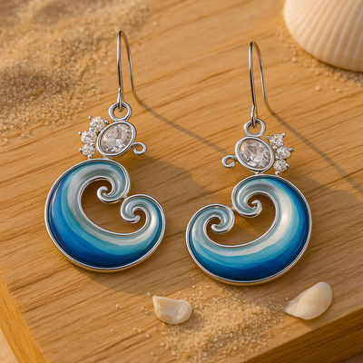 Ondirys™ | Boucles D'oreilles Pendantes En Argent