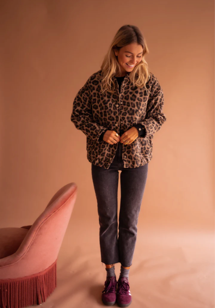 LEONA™ | Blouson Bomber Léopard
