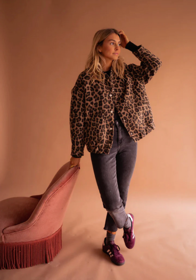 LEONA™ | Blouson Bomber Léopard