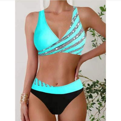 Zoë™ | Maillot Halter Imprimé