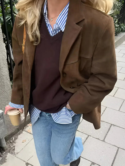 Ornella™ | Veste Femme Boutonnée