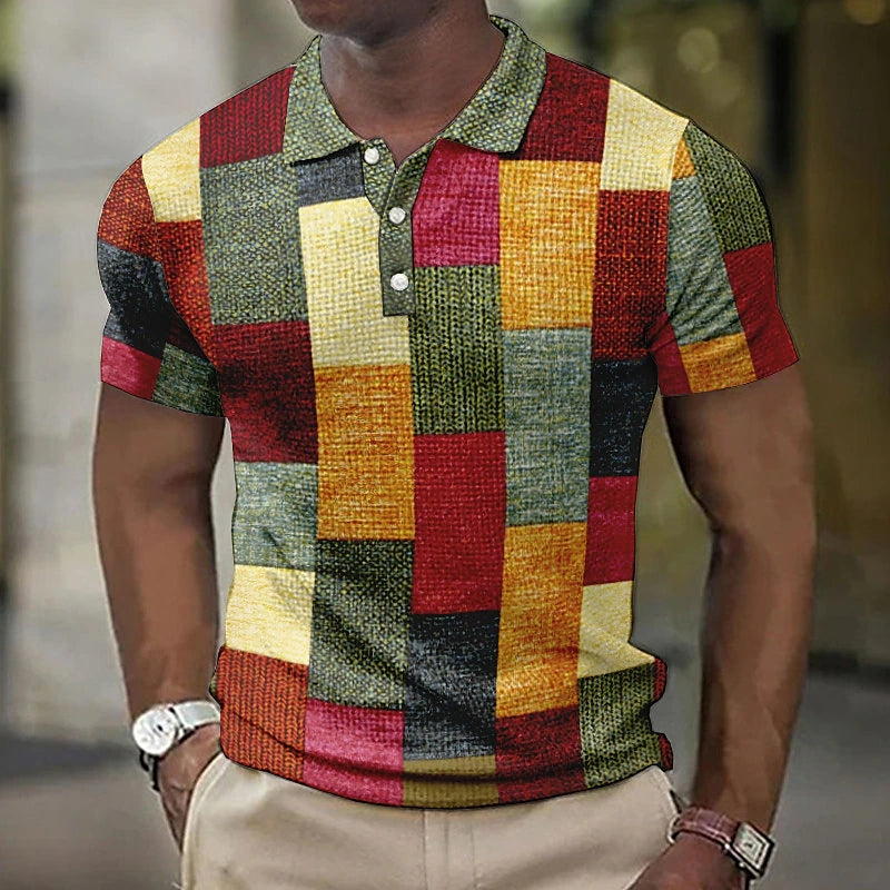 Raffaël™ | Polo Multicolore Moderne