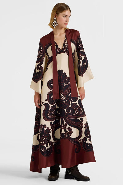 Passionfruit™ | Robe Maxi Satinée Cascade