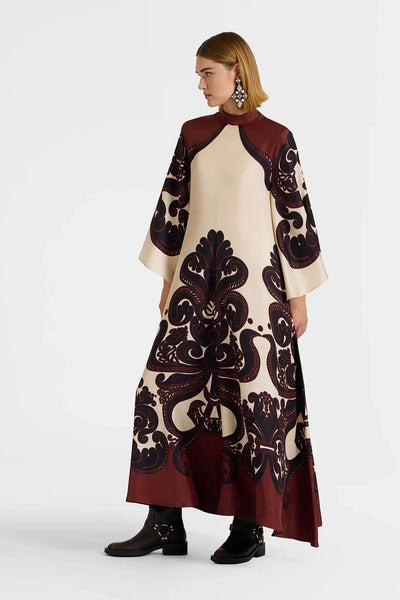Passionfruit™ | Robe Maxi Satinée Cascade