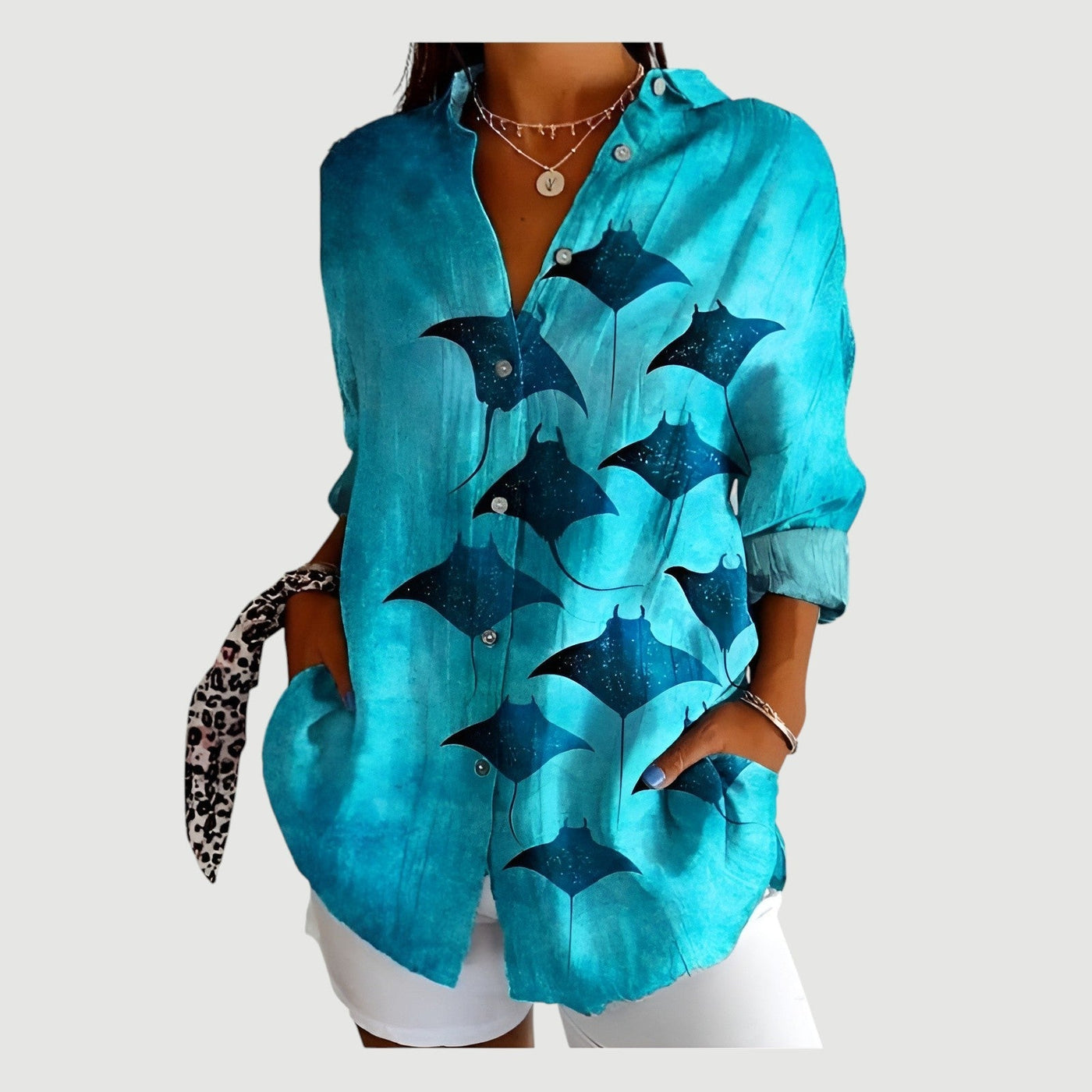 Penelope™ | Blouse Femme Chic à Design Géométrique