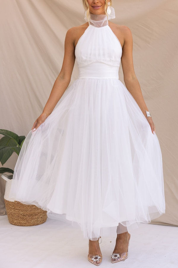 Phoebe™ | Robe Longue Femme Blanche