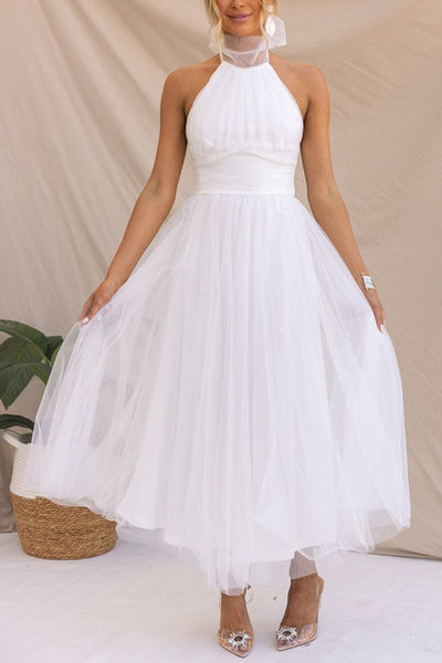 Phoebe™ | Robe Longue Femme Blanche
