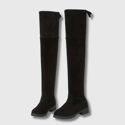 Suzanne™ | Cuissardes Femme à Talon Bloc
