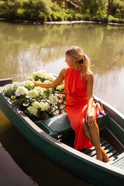 Anavella™ - Robe Midi d'Été Élégante