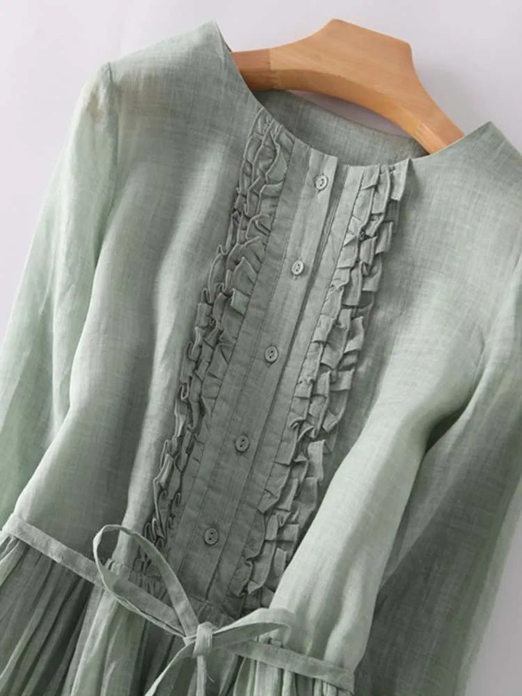 Ally™ | Robe Longue Vintage
