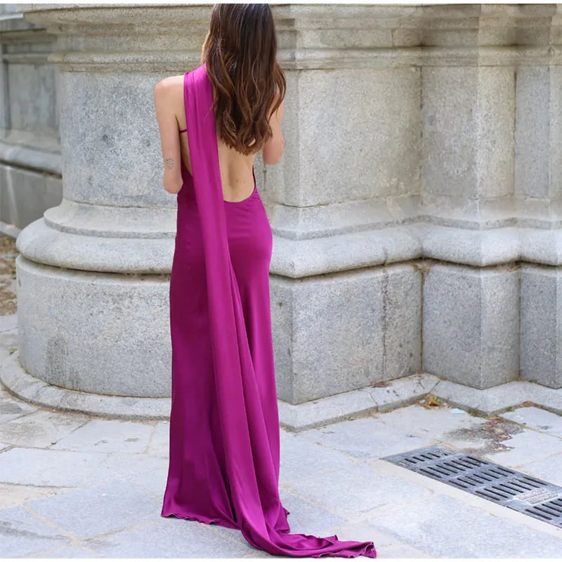 Lucila™ | Robe Longue à Col Halter