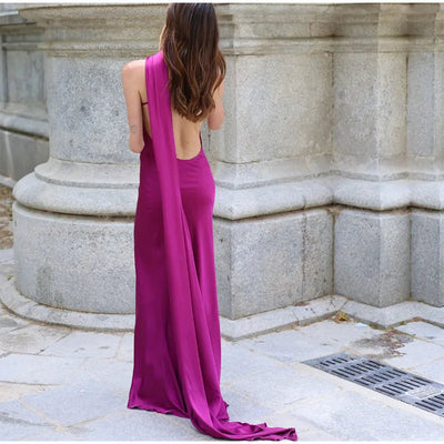 Lucila™ | Robe Longue à Col Halter