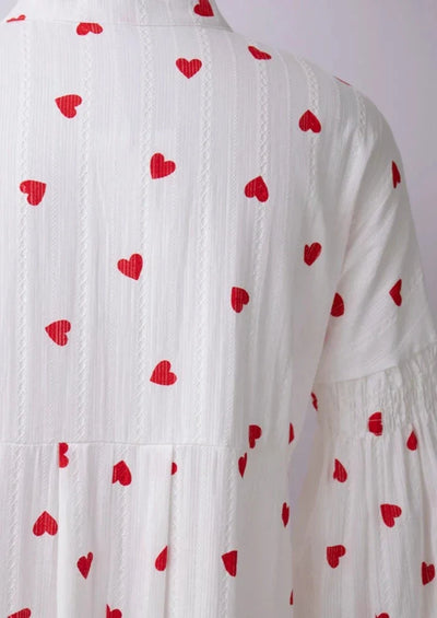 Julia™ | Robe Cœurs Texturée