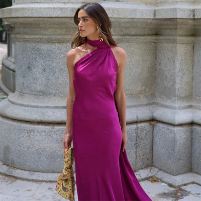 Lucila™ | Robe Longue à Col Halter