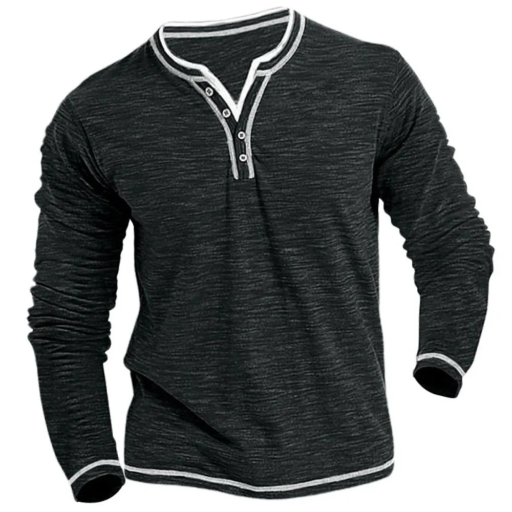 Denis™ | T-shirt Long à Col V