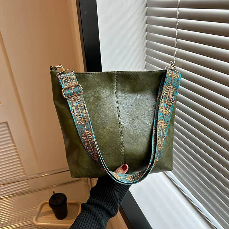 Énora™ | Sac Épaule avec Sangle Motif