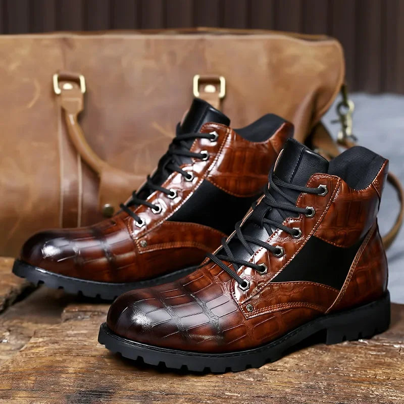 Rendell™ | Bottes effet croco
