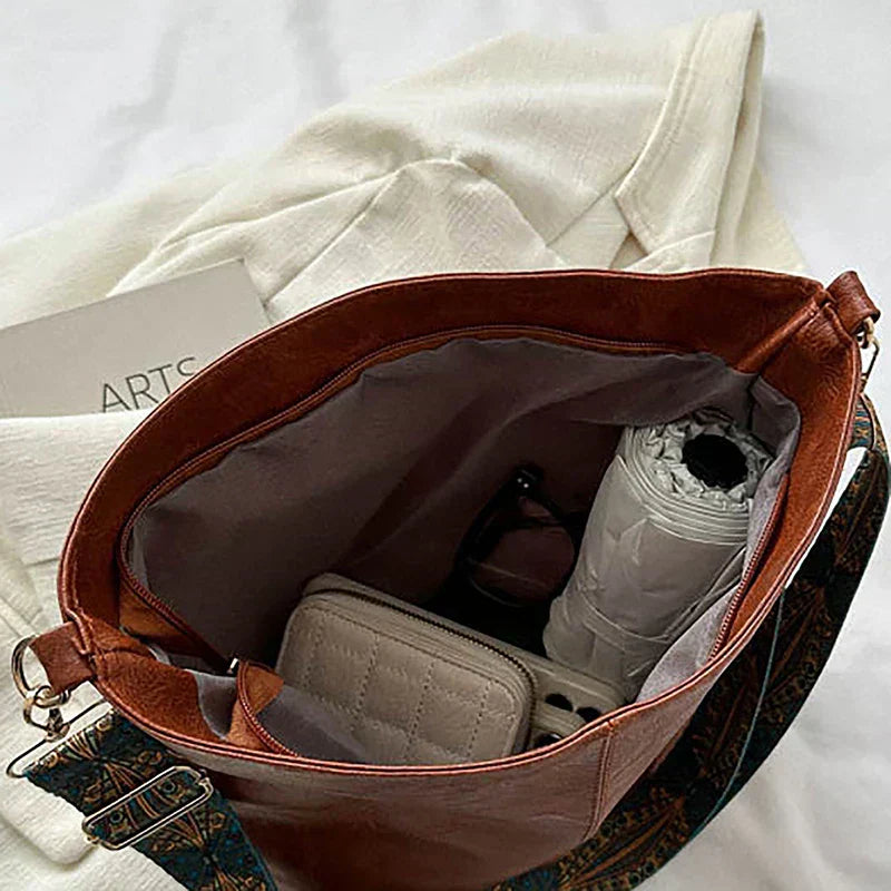 Énora™ | Sac Épaule avec Sangle Motif