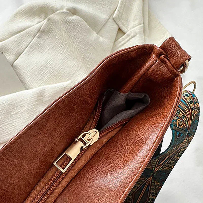 Énora™ | Sac Épaule avec Sangle Motif