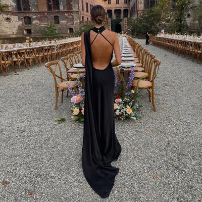 Lucila™ | Robe Longue à Col Halter