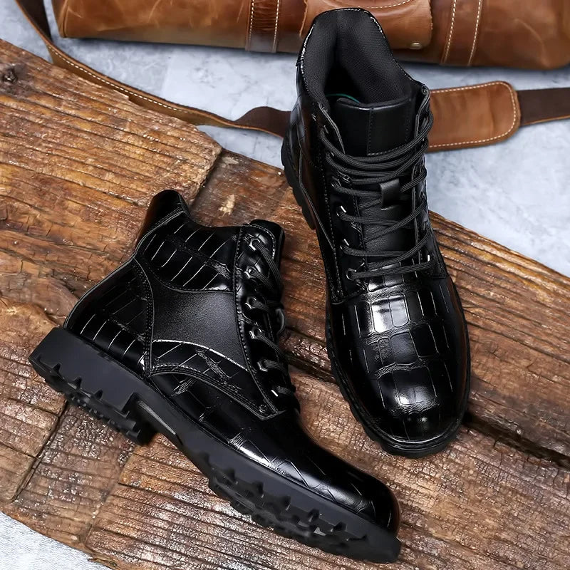 Rendell™ | Bottes effet croco