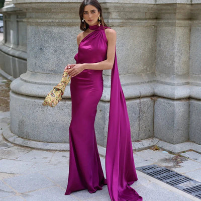 Lucila™ | Robe Longue à Col Halter