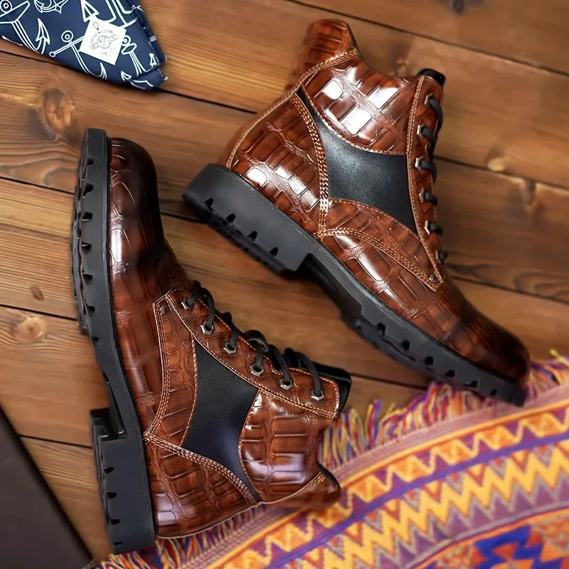 Rendell™ | Bottes effet croco
