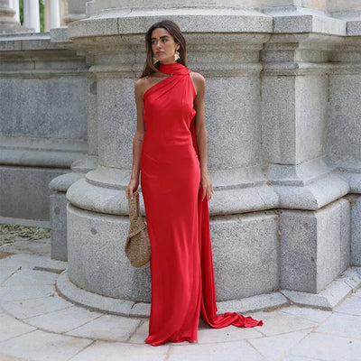 Lucila™ | Robe Longue à Col Halter