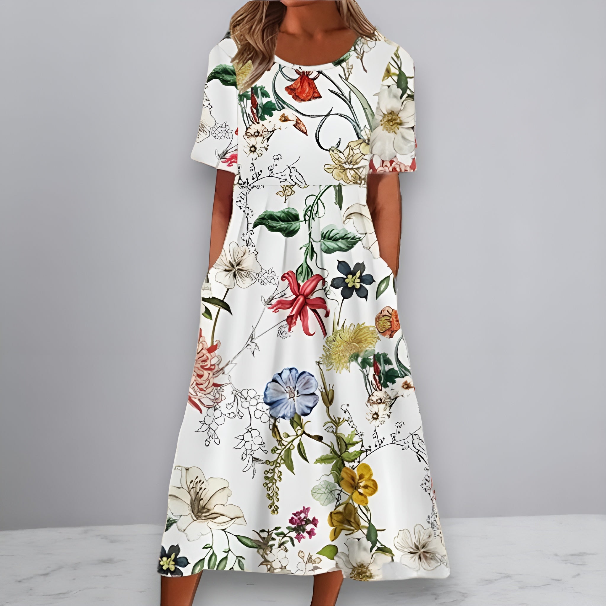 Floral coloré (Presque épuisé) / 3XL