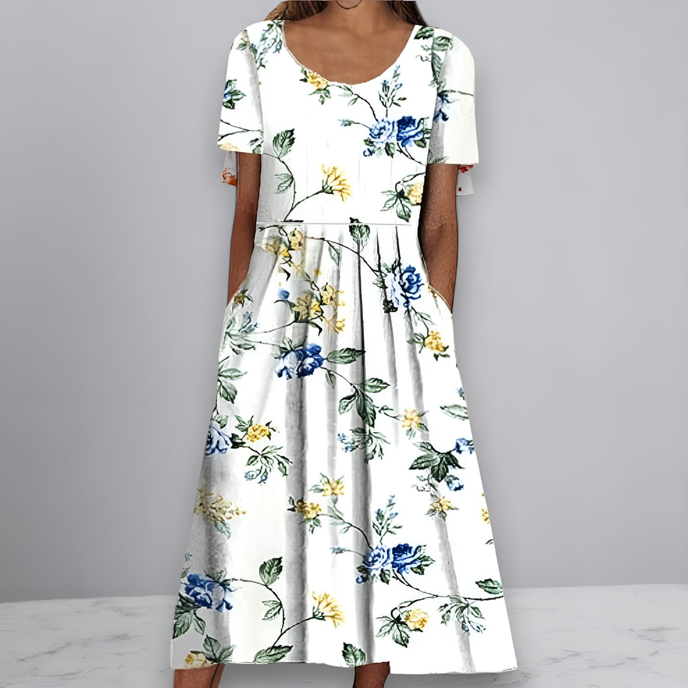 Ruby™ | Robe Fleurie Coupe Flatteuse