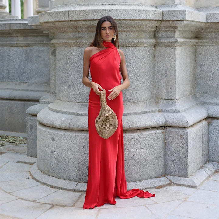 Lucila™ | Robe Longue à Col Halter