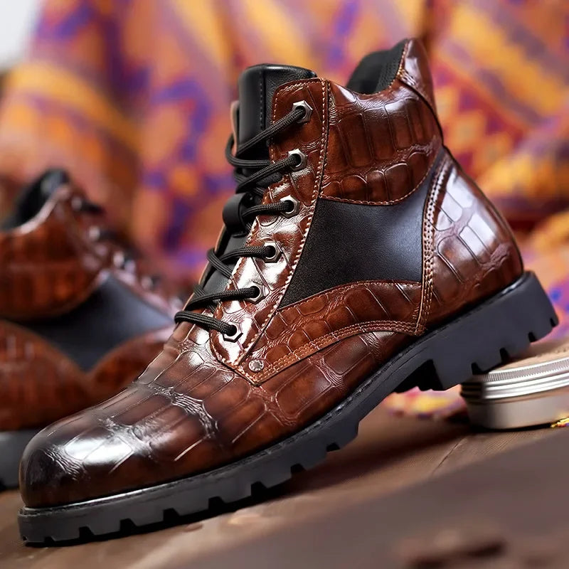 Rendell™ | Bottes effet croco