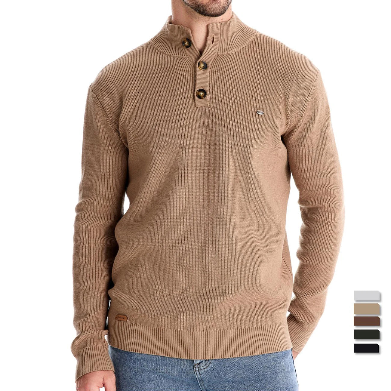 Olivier™ | Pull à Boutons