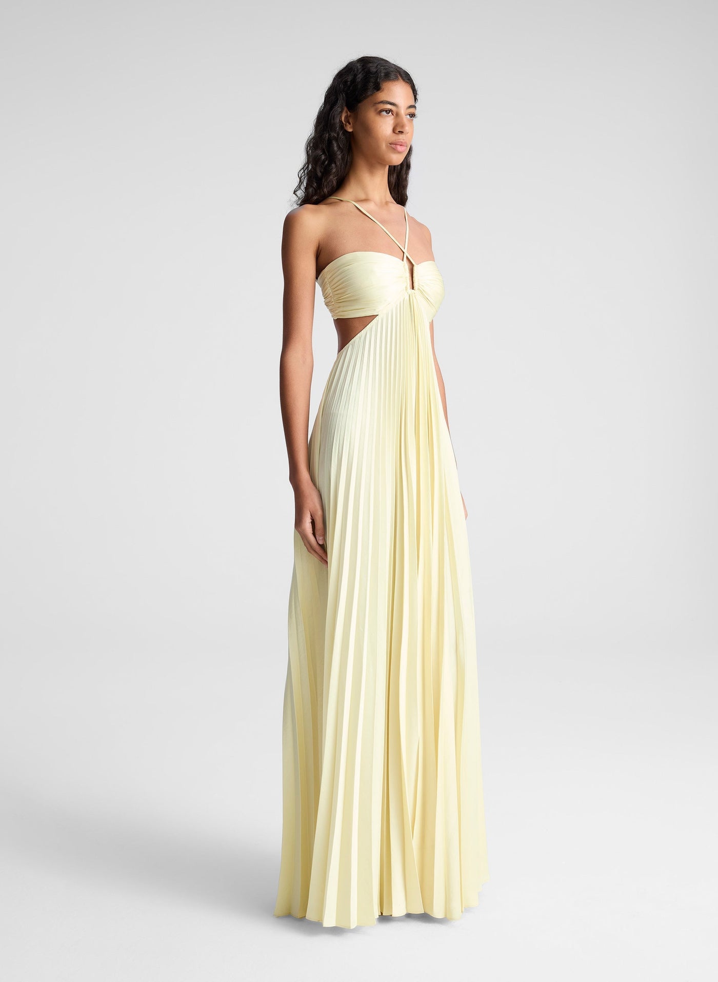 Sienna™ | Robe Longue Plissée de Soirée