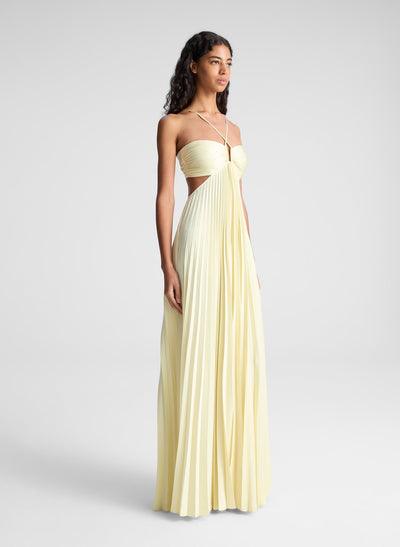 Sienna™ | Robe Longue Plissée de Soirée