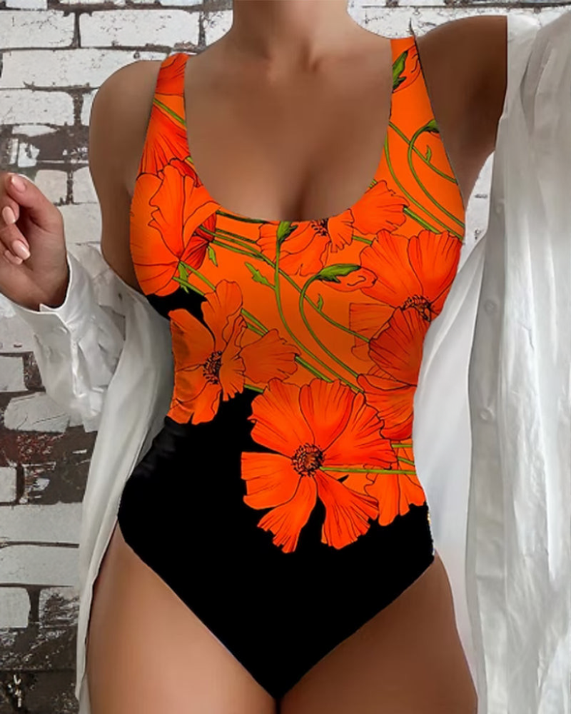 Lucy™ | Maillot Fleuri Une-Pièce