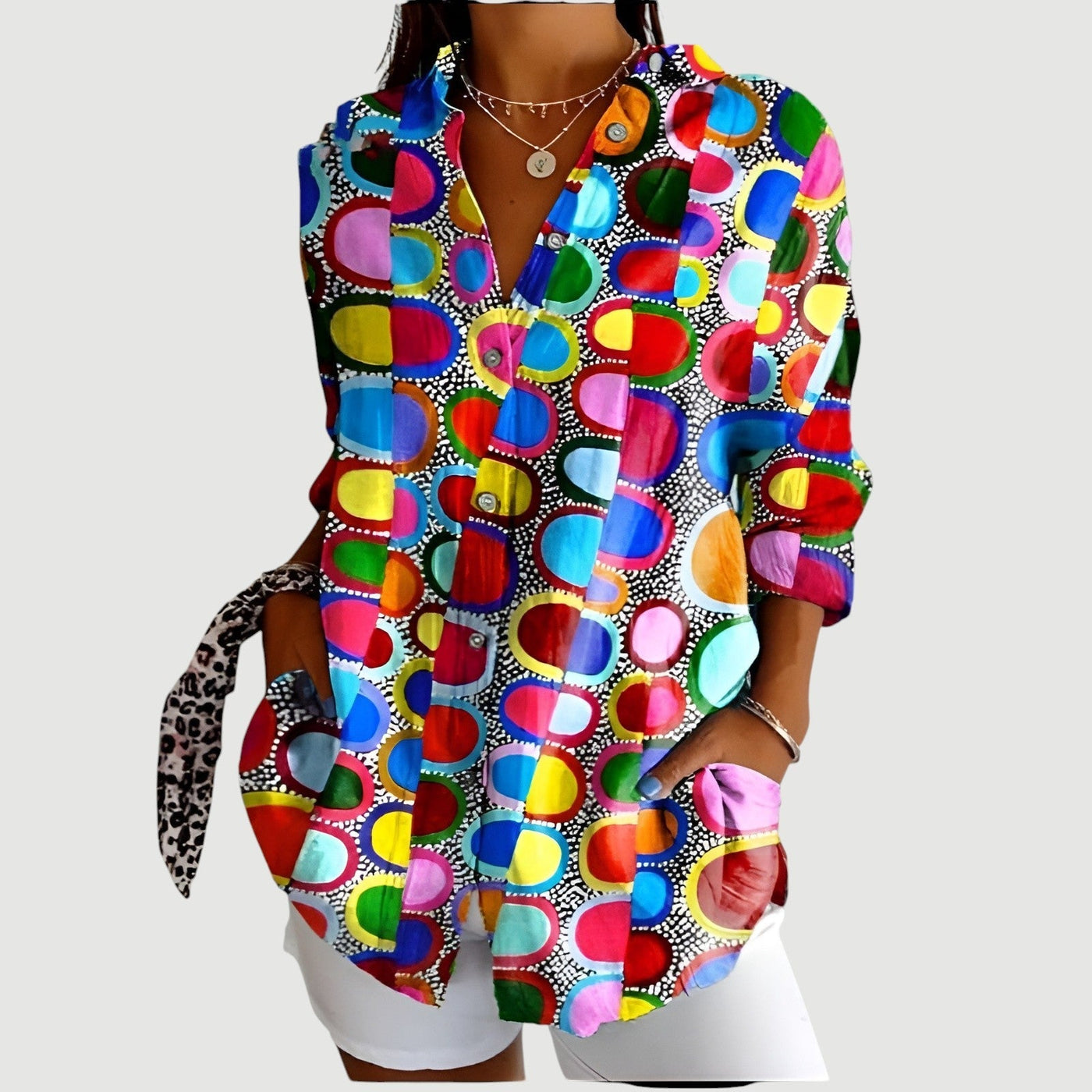 Tilly™ | Blouse à Motif Coloré