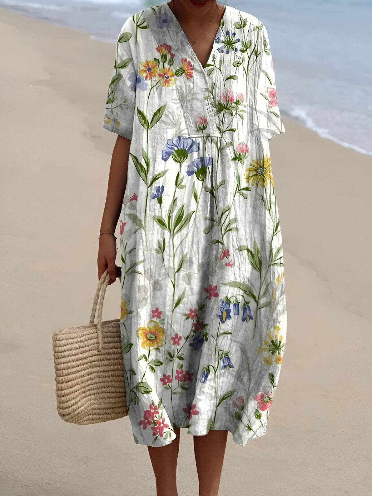 Charmante™ | Robe Imprimée Brise d’Été