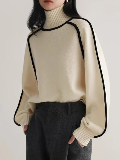Valentina™ | Tunique Longue Col Roulé Chic