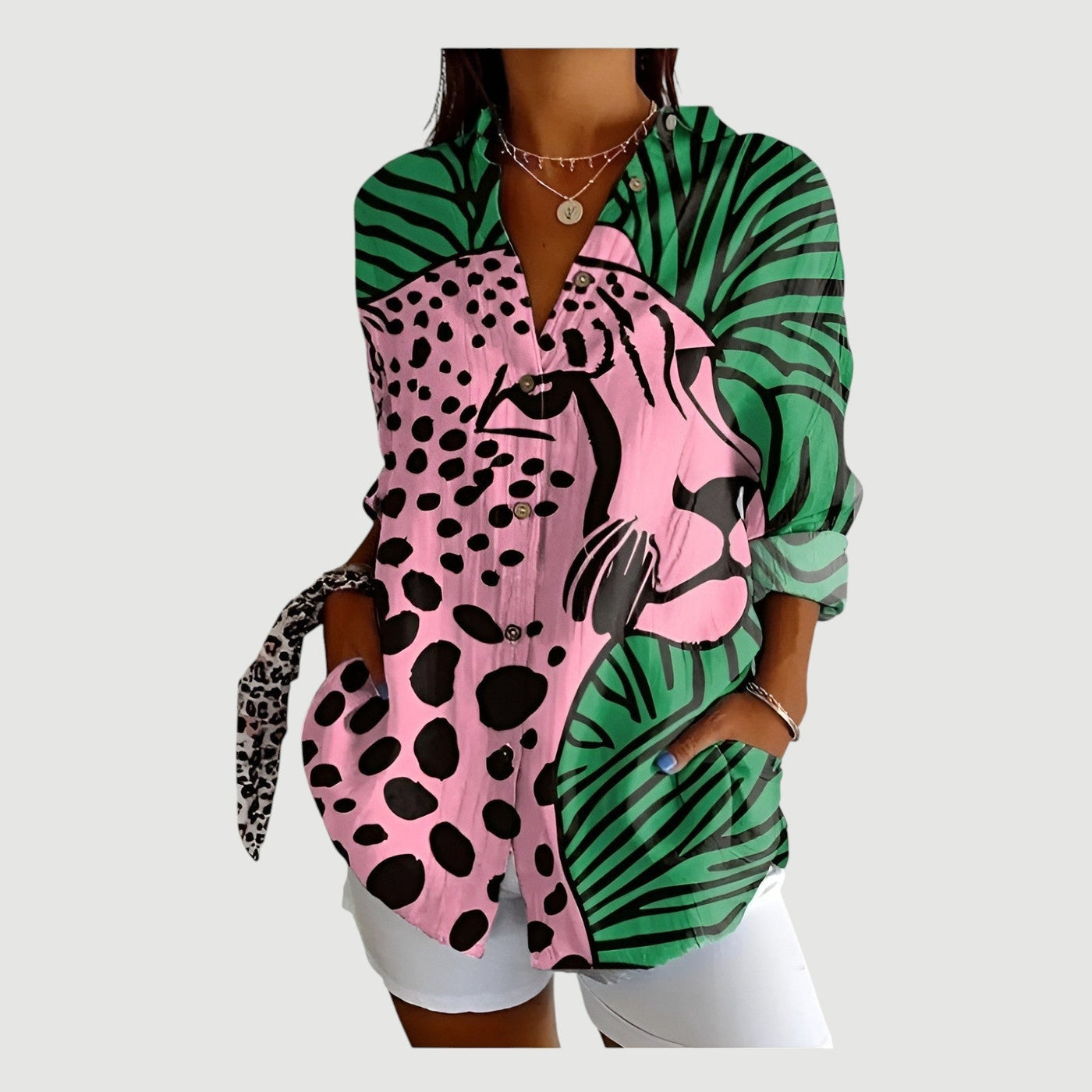 Vera™ | Blouse Femme À Motif Géométrique.
