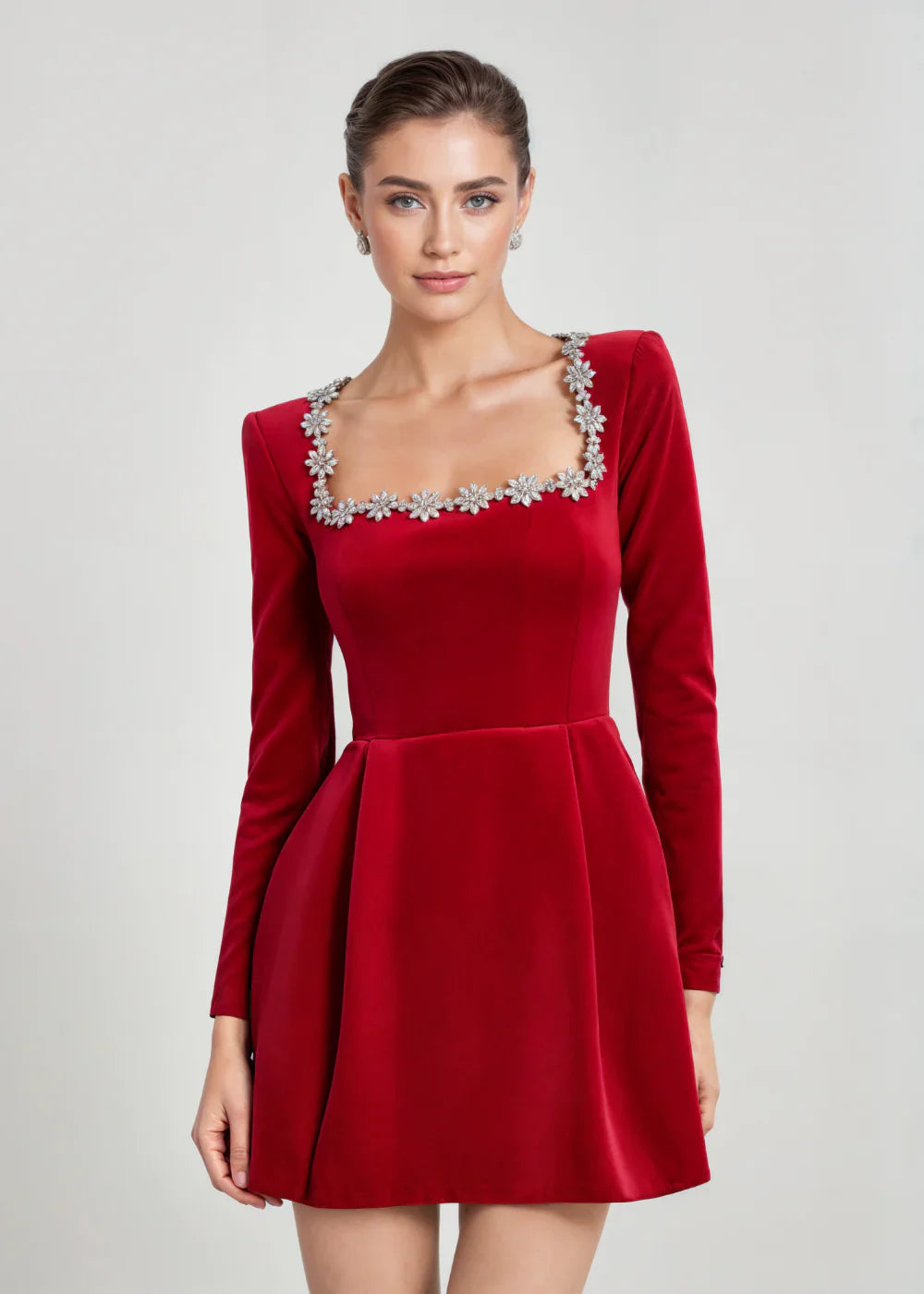 Vera™ | Robe Mini Velours