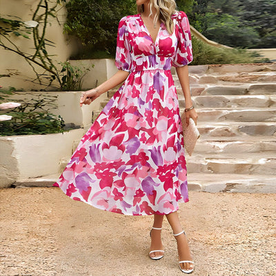 Violette™ | Robe Décontractée à Imprimé Floral