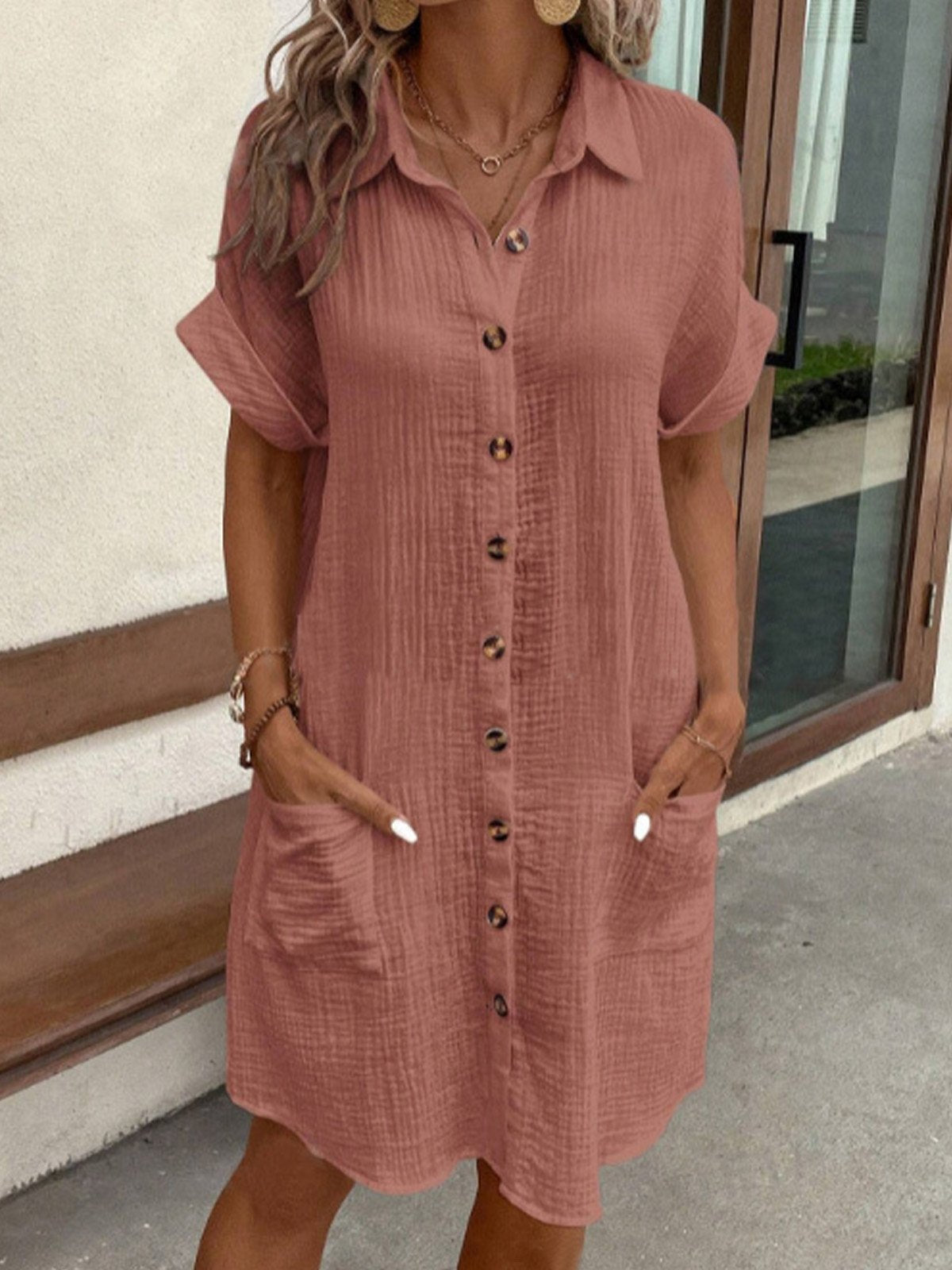 Béatrice™ | Robe Polo Décontractée
